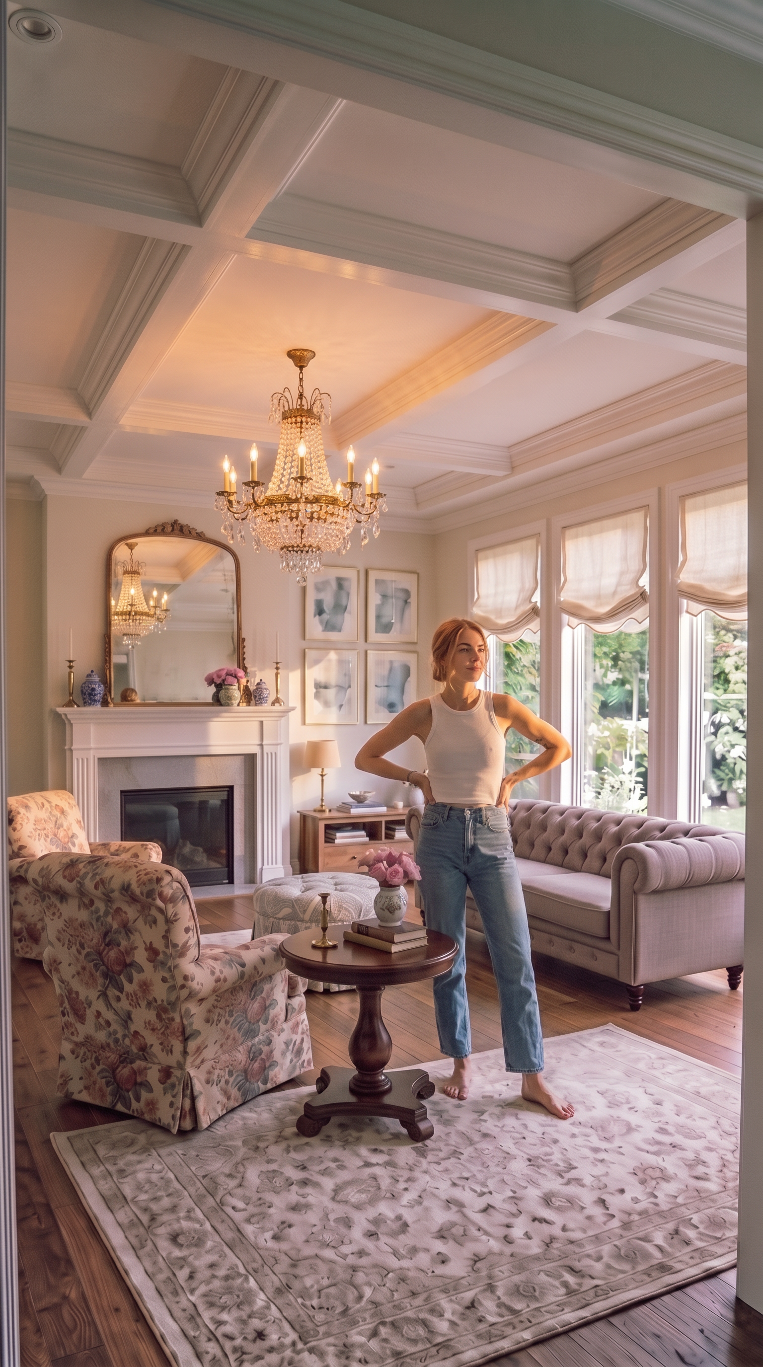 How I turned an empty Connecticut living room into a grand millennial retreat